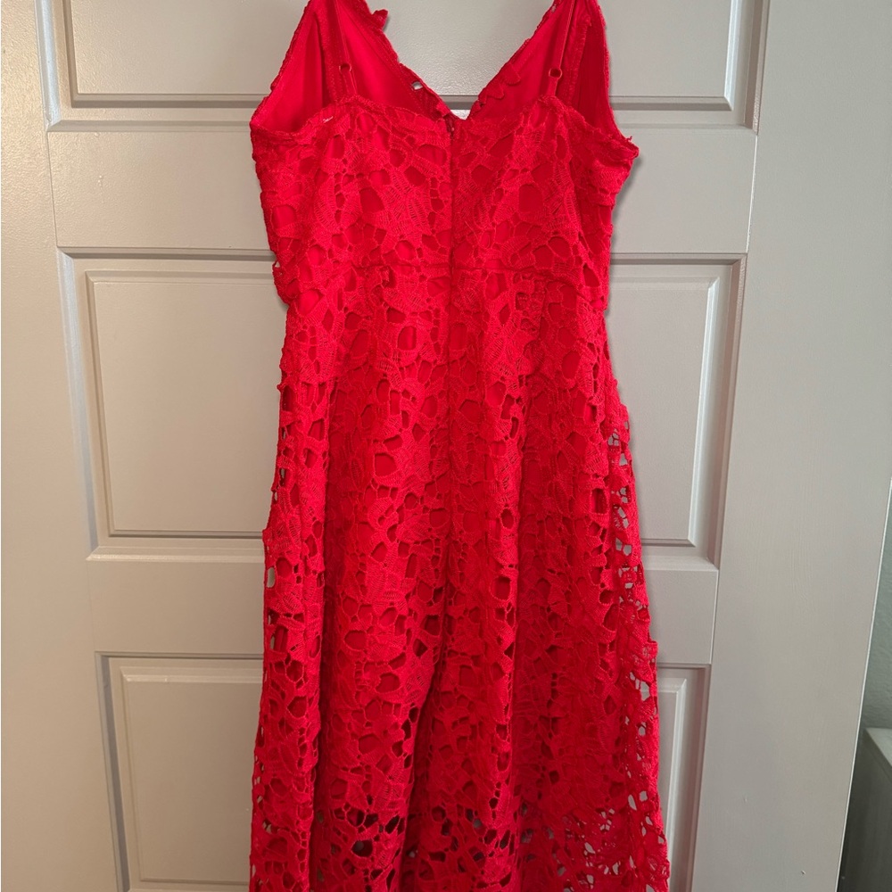 Astr Scarlet Lace Dress - Picture 3 of 5